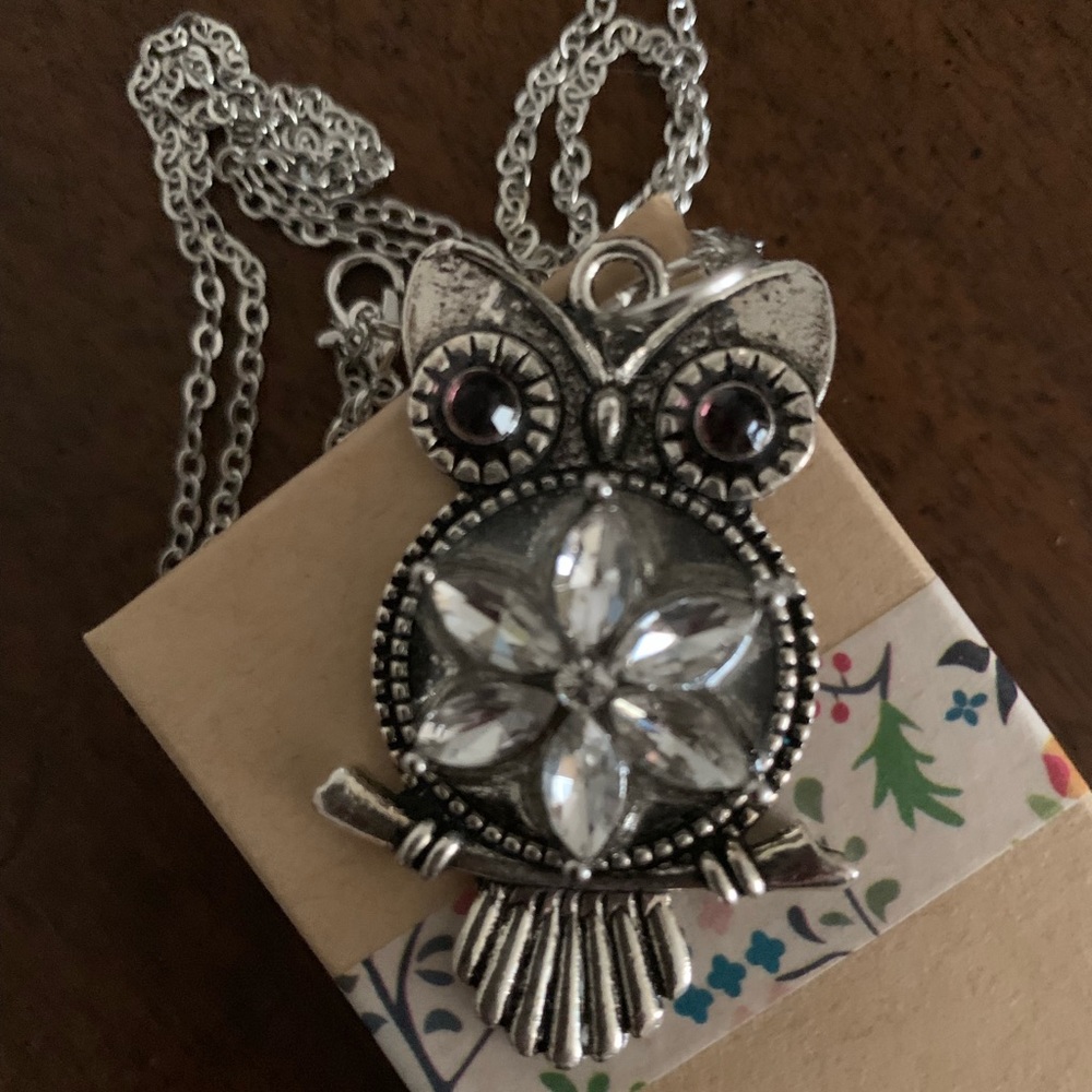 Owl pendant & necklace